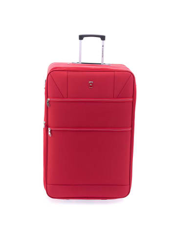 Gladiator 2100 2 Rollen Trolley 72 cm mit Dehnfalte in red