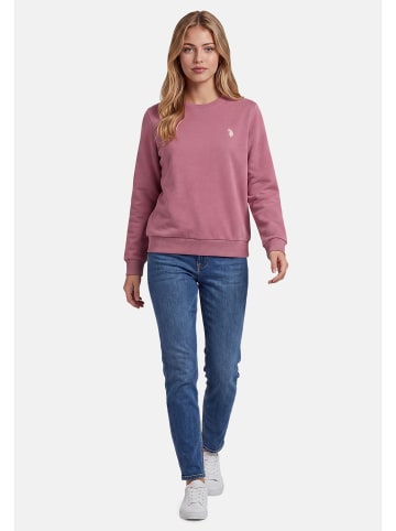 U.S. Polo Assn. Pullover USZoee – Damen Sweatshirt mit Rundhalsausschnitt in Rose