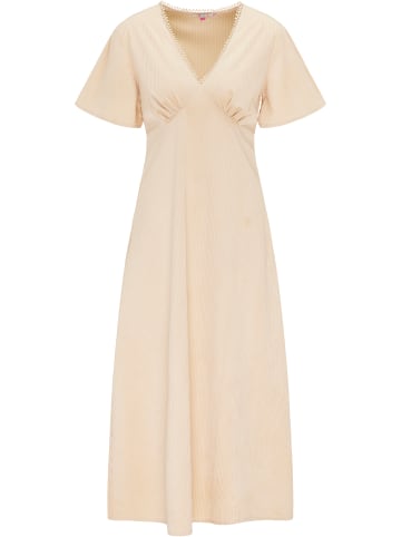 IZIA Damen Cordkleid in Hellcamel