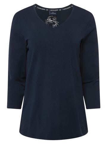 LAURASØN Shirt in navy blau