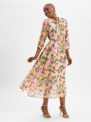 More & More Kleid in rosa gelb - 0001