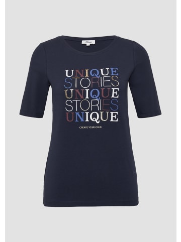 s.Oliver T-Shirt in 59D2_navy
