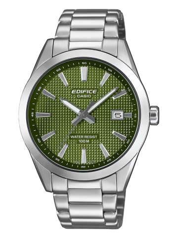 Casio Herren-Armbanduhr Edelstahl Grün