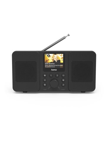 Hama DIR10, DAB+/Internetradio/Bluetooth® in Schwarz