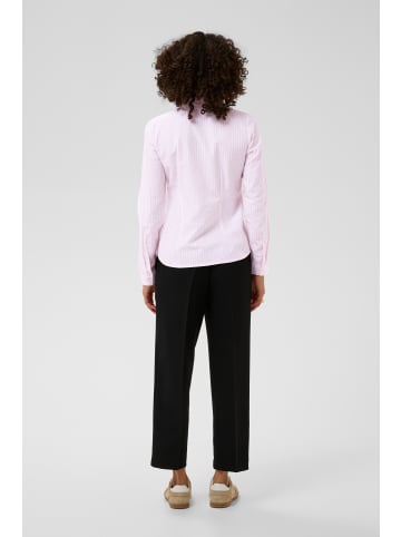 Kaffe Langarm - Hemd KAgiulia Tight fit in White/Pink Stripe