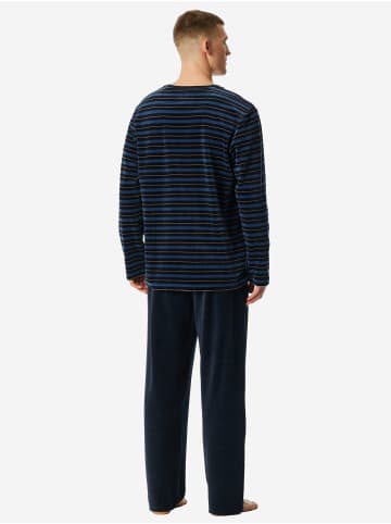 Schiesser Pyjama Comfort Nightwear in nachtblau