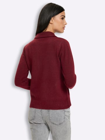Heine Strickjacke in dunkelrot