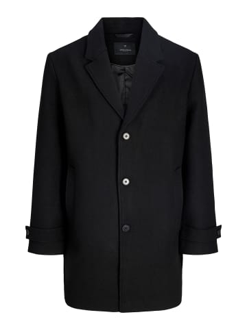 JACK & JONES PLUS Wollmantel in Black