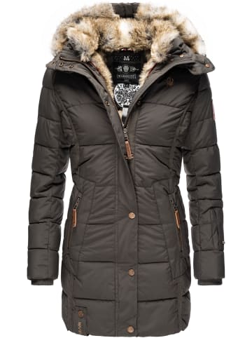 Marikoo Wintermantel Lieblings Jacke in Anthracite