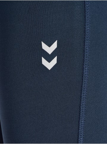 Hummel Leggings "High Waist Flared Tights" in Schwarz