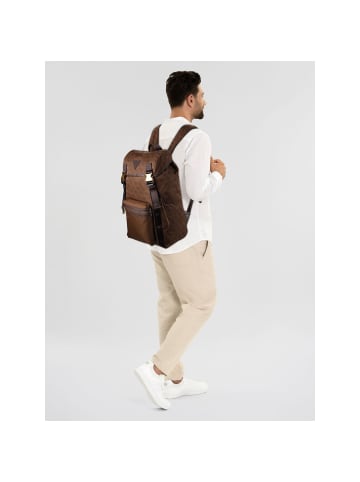 Guess Berlin Daypack 46 cm in coffee