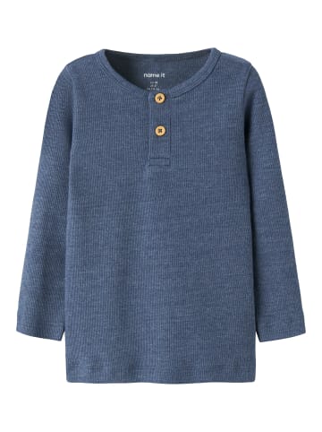 name it Langarmshirt in vintage indigo