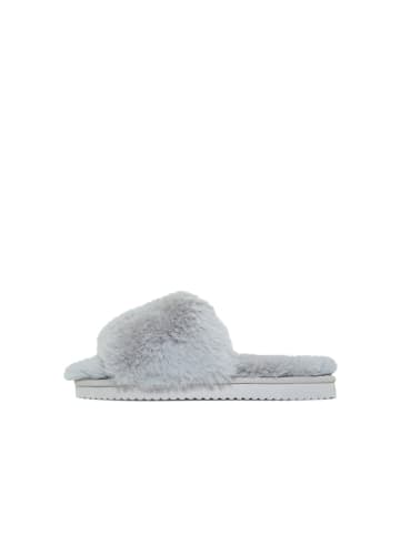 Flip Flop Hausschuh "slide*fur 2" in grau