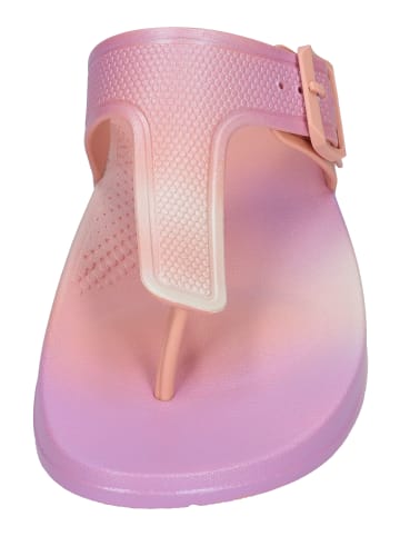 fitflop Zehentrenner iQUSHION IRIDESCENT ADJ BUCKLE in bunt