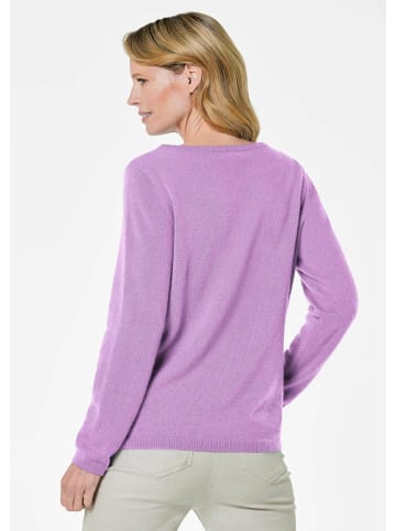 GOLDNER Kaschmirpullover Kaschmirpullover mit U-Boot Ausschnitt in smaragd