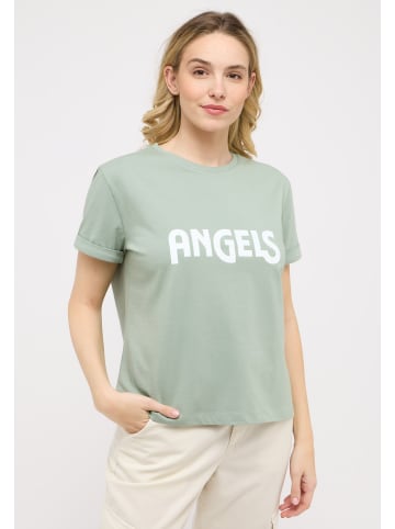 ANGELS  Rundhalsshirt T-Shirt Angels Logo Print in hellgruen