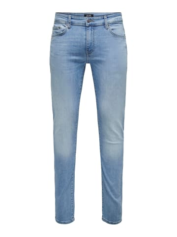 Only&Sons Slim Fit Jeans Hose Stretch Denim Pants ONSLOOM in Hellblau