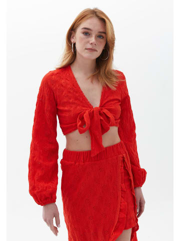 OXXO Langarmbluse FIERY RED