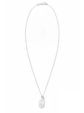 Elli Halskette 925 Sterling Silber Marienbild, Sterne, Stern in Silber