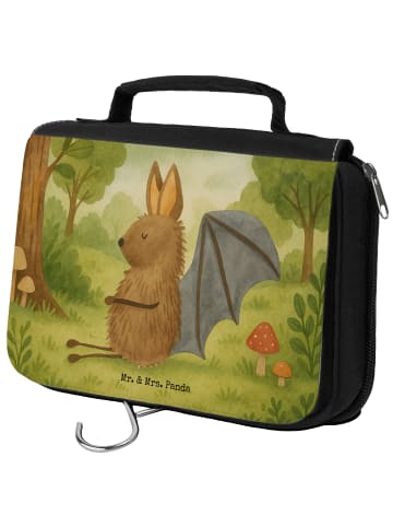 Mr. & Mrs. Panda beautycase Fledermaus Sitzen Design ohne Spruch in Weiß