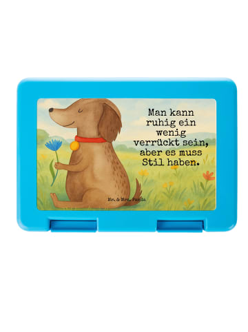 Mr. & Mrs. Panda Aufbewahrungsbox Hund Blume Design mit Spruch in Weiß
