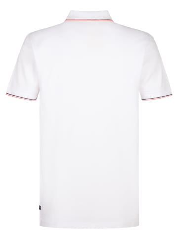 Petrol Industries Klassisches Poloshirt Wave in Weiß
