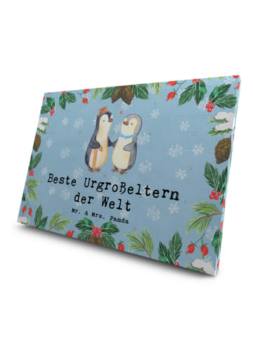 Mr. & Mrs. Panda Tee Adventskalender Pinguin Beste Urgroßeltern ... in Eisblau