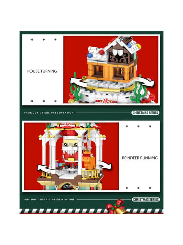 Reobrix 66004 Christmas Fantasies Weihnachtsdorf Klemmbaustein 843 Teile