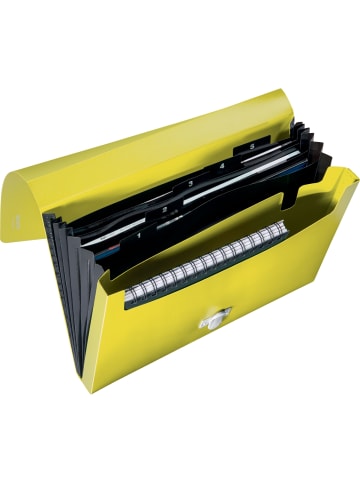 Leitz Projektmappe Recycle A4 PP 5 Fächer gelb