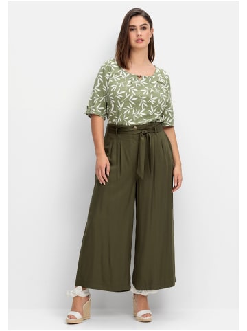 sheego Culotte in dunkeloliv