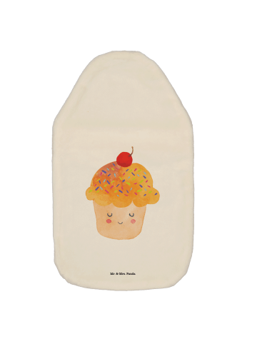 Mr. & Mrs. Panda Wärmflasche Cupcake ohne Spruch in Weiß