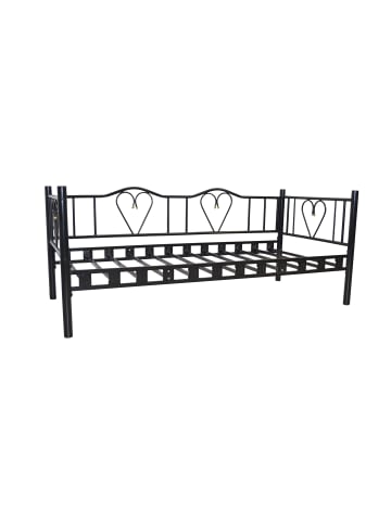 möbel-direkt Daybed 90x200 cm Santi in schwarz