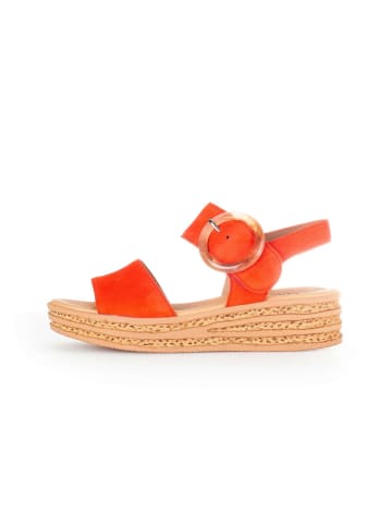 Gabor Fashion Plateau Sandalen in orange