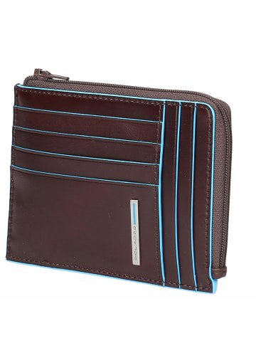 Piquadro Blue Square - Kreditkartenetui 8cc 12.5 cm RFID in mahogany