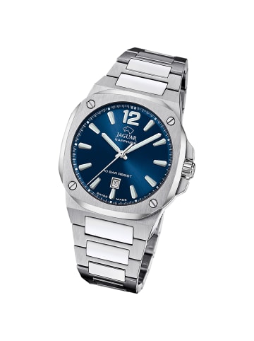 Jaguar Analog-Armbanduhr Jaguar RC. silber groß (ca. 41mm)
