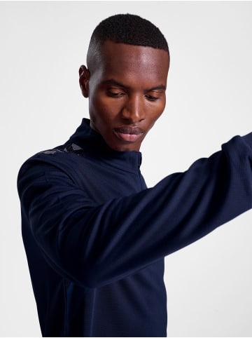Hummel Halbreißverschluss Sweatshirt Hmlauthentic Multisport Herren in MARINE
