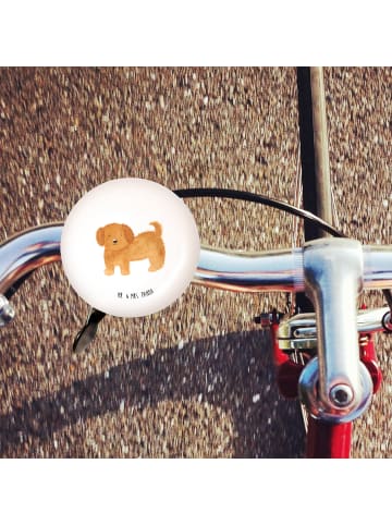 Mr. & Mrs. Panda Fahrrad Klingel Hund Flauschig ohne Spruch in Weiß