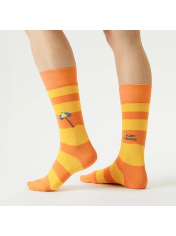 von Jungfeld Gestreifte Socken Italy Icons in Beach