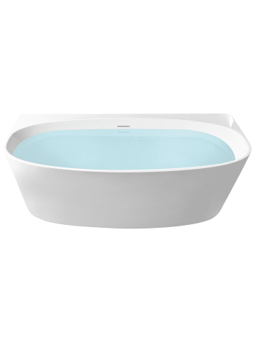 Beliani 2-tlg Badewanne PARNAIBA in Weiß