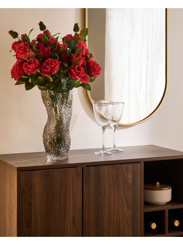 Beliani Künstlicher Blumenstrauß BOIRO in Rot/Grün - (W) 40 x (H) 65 x (L) 40 cm