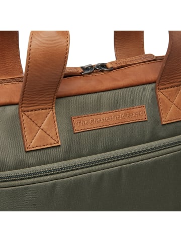The Chesterfield Brand Fusion Narvik Aktentasche 40 cm Laptopfach in steel green