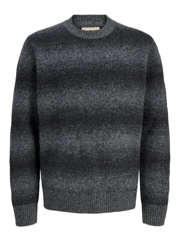 Jack & Jones Strickpullover in Dark Grey Melange