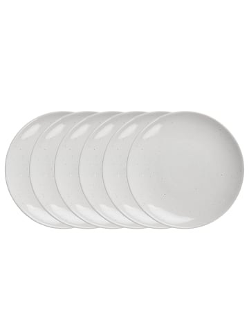Butlers Frühstücksteller LYNN 6er-Set in Creme