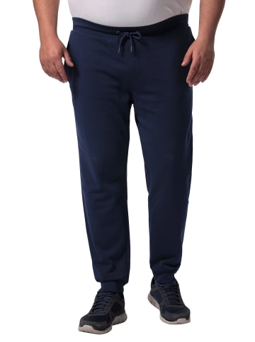 Men Plus Lange Sweathose in navy blau