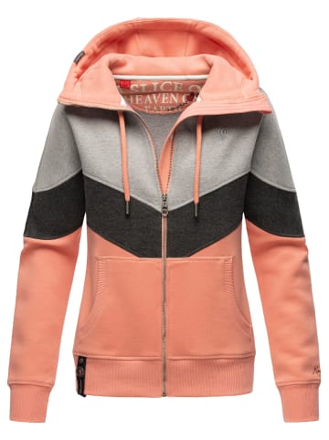 Navahoo Kapuzensweatjacke Honigperle in Apricot