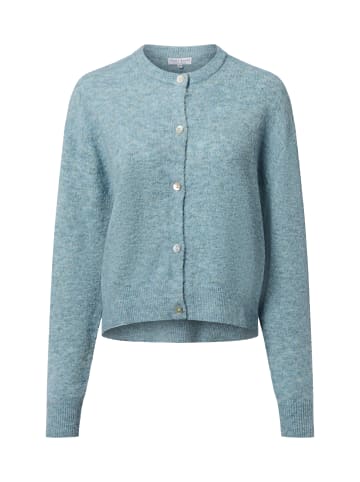 Marie Lund Strickjacke in hellblau petrol - 0003