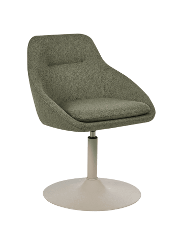 Beliani Esszimmerstuhl WESTMINSTER in Grün/Beige - (W) 57 x (H) 79 x (L) 56 cm