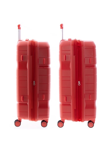 Gladiator 3800 4 Rollen Trolley 77 cm mit Dehnfalte coral