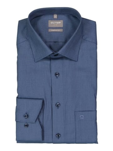 OLYMP  Langarm Business Hemd für Herren in blau