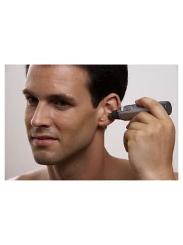 Braun Trimmer fürs Gesicht "Ohr-/Nasenhaartrimmer EN 10" in Silber